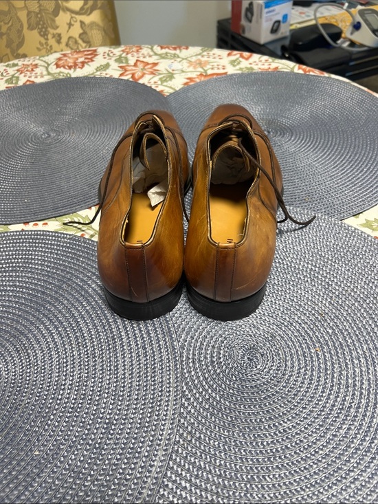 Magnanni Tan/Brown Leather Cap-Toe Oxfords main image 6